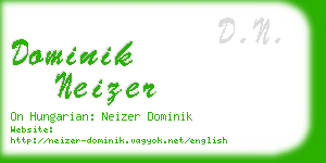 dominik neizer business card